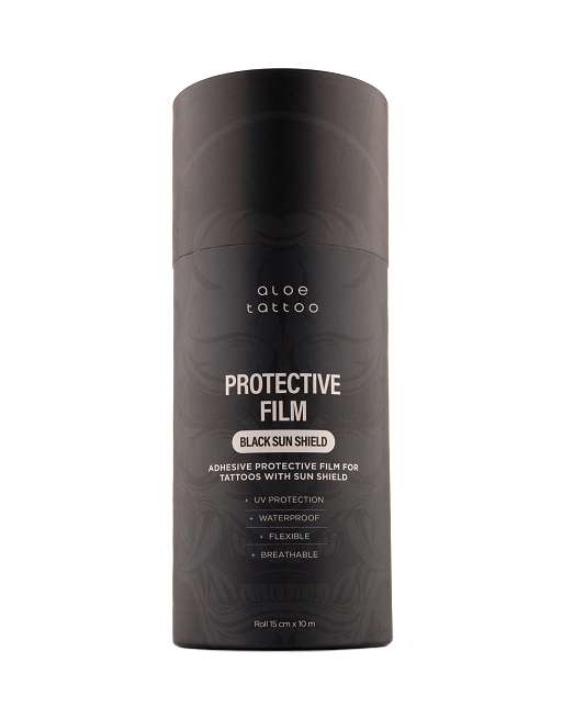 Aloe Tattoo Protective Roll Black Sun Shield
