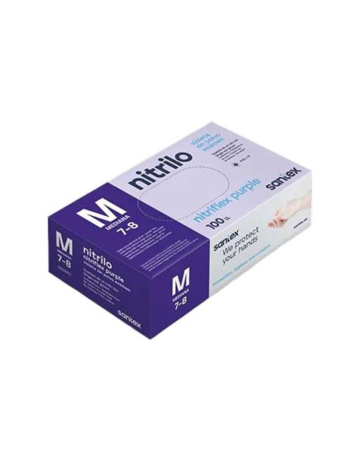 Guantes Nitrilo Purple Santex Nitriflex