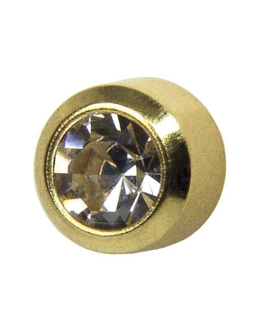 Pendiente Pistola Dorado P 3mm