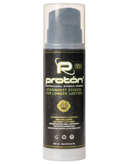 Protón Stencil Black Airless