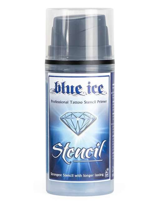 Blue Ice Stencil Airless