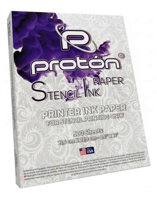 Proton Stencil Ink Paper