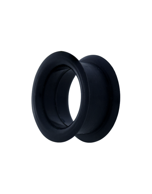 Silicon Flesh Tunnel Black
