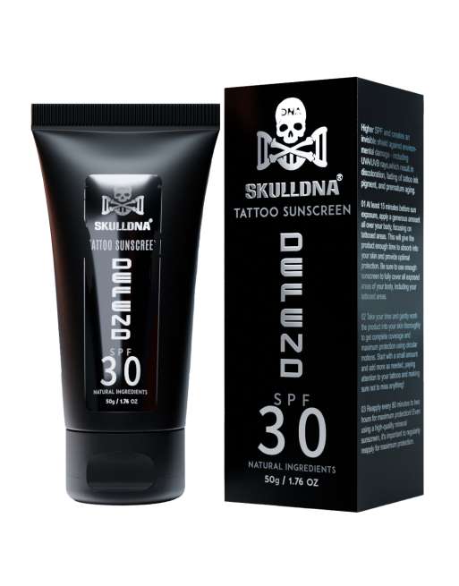 Skulldna Tattoo Repair Tattoo Sunscreen